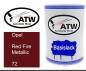Preview: Opel, Red Fire Metallic, 072: 500ml Lackdose, von ATW Autoteile West.